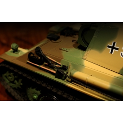 Czołg zdalnie sterowany ASG/IR/dźwięk/dym 1:16 German Panther Type G RTR 2.4Ghz - Heng Long 3879-1U